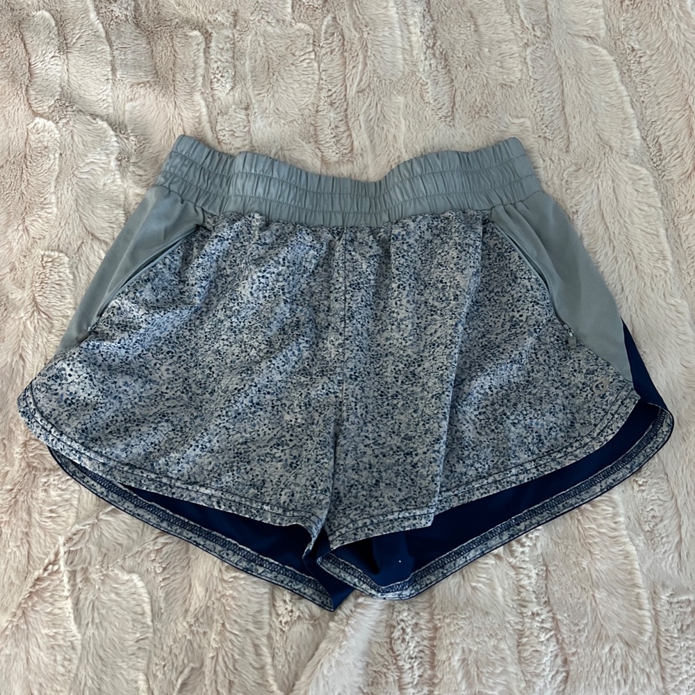 Gap Blue Floral Pattern Athletic Shorts